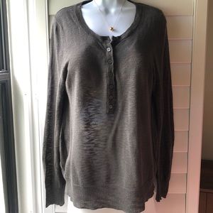 J Crew Slub Knit Henley